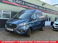 Used Ford Transit Custom Limited 130 HP (95 kW) 2021 Blue Van
