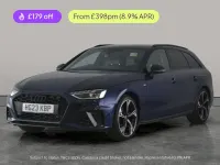 Usado Audi A4 Black Edition 150 HP (110 kW) 2023 Azul Carrinha