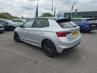 Used Skoda Fabia Colour Edition 94 HP (69 kW) 2023 Brilliant silver metallic body / black magic pearl effect roof Hatchback
