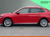 Used Skoda Kamiq SE L 110 HP (80 kW) 2021 Corrida red SUV