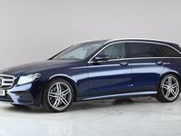 Used Mercedes E220 AMG line 194 HP (142 kW) 2018 Blue Estate