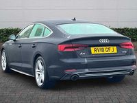 Used Audi A5 S-Line 2018 Black Hatchback
