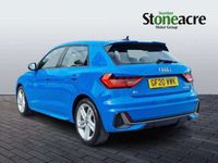 Used Audi A1 S-Line 114 HP (83 kW) 2020 Blue Hatchback
