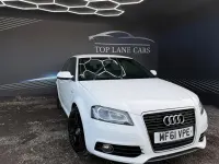 Used Audi A3 S-Line 2011 White Hatchback