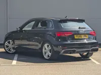 Used Audi A3 Sportback S-Line 2019 Black Hatchback