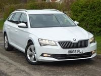 Used Skoda Superb SE 150 HP (110 kW) 2016 White Estate