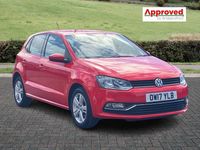 Used VW Polo Edition 90 HP (66 kW) 2017 Red Hatchback