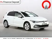 Used VW Golf VIII Style 150 HP (110 kW) 2022 White Hatchback