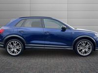 Used Audi Q3 Black Edition 150 HP (110 kW) 2025 Navarra blue SUV