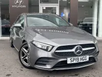 Used Mercedes A220 AMG line 190 HP (139 kW) 2019 Grey Hatchback