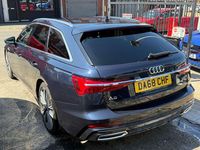 Used Audi A6 S-Line 204 HP (150 kW) 2018 Blue Estate