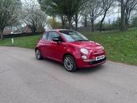 Used Fiat 500 69 HP (50 kW) 2015 Red Cabriolet