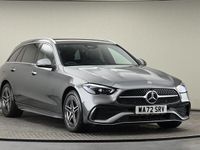 Used Mercedes C300e AMG line 2022 Selenite gray  metallic finish Estate