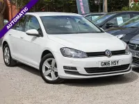Used VW Golf VII Edition 125 HP (91 kW) 2016 White Hatchback