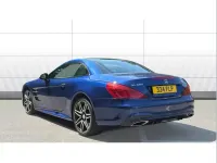 Used Mercedes SL500 AMG line 449 HP (330 kW) 2017 Blue Cabriolet