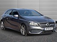 Used Mercedes A160 AMG line 102 HP (75 kW) 2018 Mountain grey Hatchback