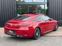 Used Mercedes E300 AMG line 258 HP (189 kW) 2023 Red Coupe