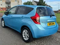Used Nissan Note Acenta Premium 90 HP (66 kW) 2016 Blue Hatchback