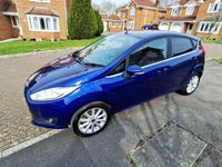 Used Ford Fiesta Titanium 2017 Blue Hatchback