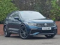 Used VW Tiguan R-line 150 HP (110 kW) 2021 Blue SUV