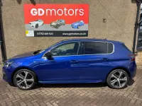 Used Peugeot 308 GT-line 130 HP (95 kW) 2018 Blue Hatchback