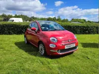 Used Fiat 500 Lounge 69 HP (50 kW) 2018 Red Hatchback