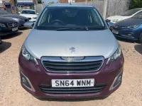 Used Peugeot 108 Allure 82 HP (60 kW) 2014 Purple Hatchback