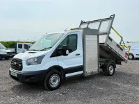 Usado Ford Transit 130 CV (95 kW) 2019 Blanco Descapotable
