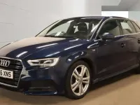 Used Audi A3 Sportback S-Line 2016 Blue Hatchback
