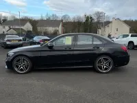 Used Mercedes C220 AMG line 194 HP (142 kW) 2019 Black Sedan