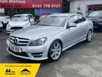 Used Mercedes C220 Sport Edition 167 HP (122 kW) 2014 Silver Coupe