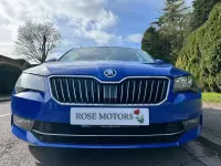 Used Skoda Superb SE Technology 150 HP (110 kW) 2019 Blue Estate