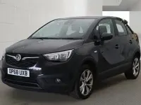 Used Vauxhall Crossland X S 110 HP (80 kW) 2019 Black SUV
