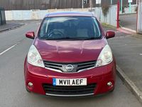 Used Nissan Note N-TEC 88 HP (64 kW) 2011 Red Hatchback