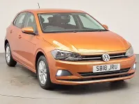 Used VW Polo SE 65 HP (47 kW) 2018 Orange Hatchback