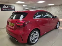 Begagnad Mercedes A180 AMG line 2016 Röd Halvkombi