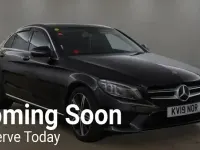 Used Mercedes C220 2019 Black Sedan