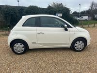 Used Fiat 500 Pop 69 HP (50 kW) 2009 White Cabriolet