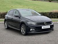 Used VW Polo R-line 95 HP (69 kW) 2019 Black Hatchback