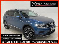 Used VW Tiguan Allspace SE 150 HP (110 kW) 2018 Blue SUV