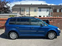 Used VW Touran S 102 HP (75 kW) 2010 Blue MPV