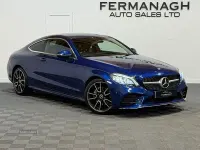 Used Mercedes C220 AMG Line Premium 2021 Blue Coupe