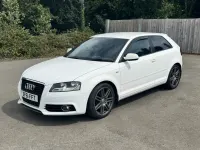 Used Audi A3 S-Line 2012 White Hatchback
