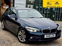 Used BMW 116 Sport Line 116 HP (85 kW) 2016 Blue Hatchback