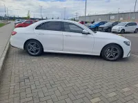 Used Mercedes E220 AMG line 2021 White Sedan