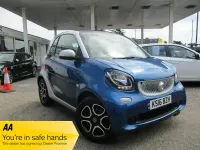 Used Smart ForTwo Coupé Premium 90 HP (66 kW) 2016 Blue Coupe