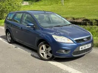 Usado Ford Focus Style 116 HP (85 kW) 2009 Azul Carrinha