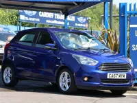 Used Ford Ka Plus Zetec 85 HP (62 kW) 2017 Blue Hatchback