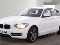 Used BMW 116 Sport Line 2015 Alpine white Hatchback