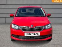 Used Skoda Fabia SE 75 HP (55 kW) 2017 Red Hatchback